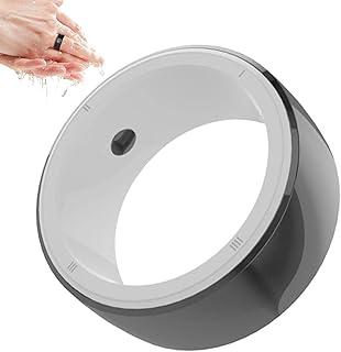 Smart NF C Ring, Black Ceramic Smart Ring, R5 Smart Ring, 2 Health Stones, 6 RFID Cards, 128GB Wireless Disk, NF C Ring For Mobile Phone, Intelligent Wearable Device, Sharing Smart Ring