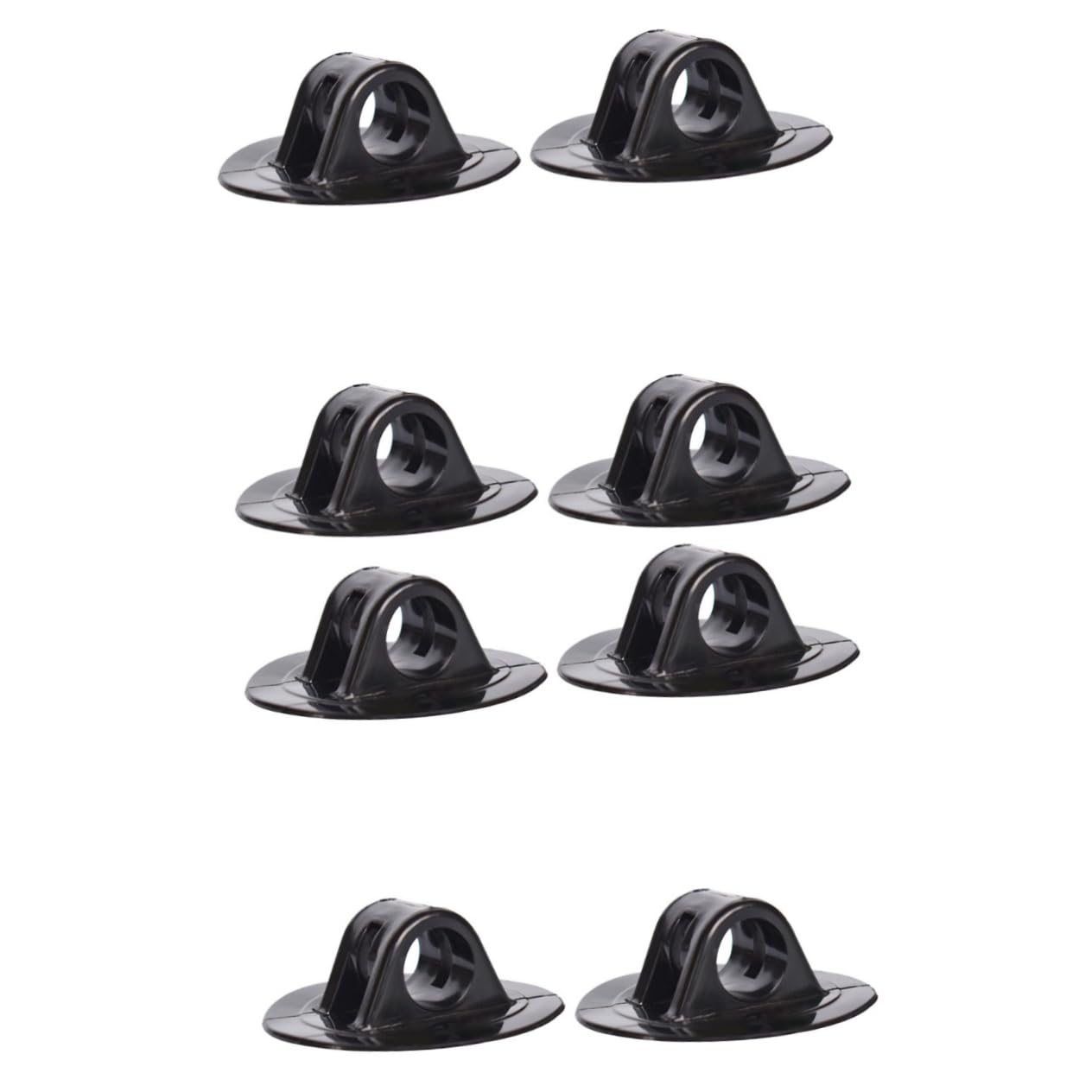 BRIGHTFUFU 2sets Motor Mount Clip for Kayak Inflatable Boat Engine Mounting Bracket Boat Motor Mount Buckle 4pcs*2