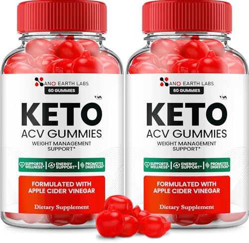 (2 Pack) Nano Earth Labs ACV Gummies - NanoEarthLabs ACV Gummys Advanced Formula, Reviews, 120 Gummies