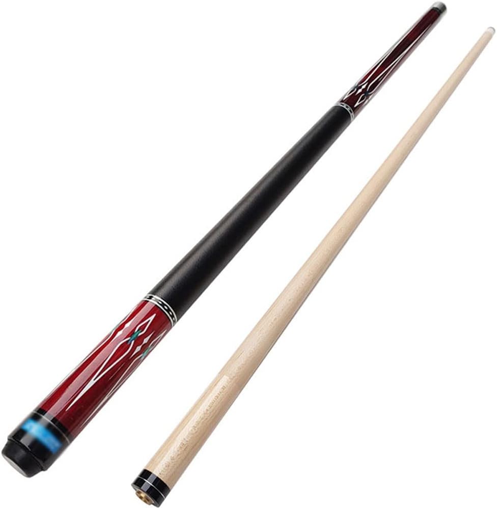 57 Inch 19 Oz 12.75 Mm Cue Tips, 1/2 Jointed Comfortable to The Touch, Unique Pool Cue for Billiard Game Player sxysdkjco 230422