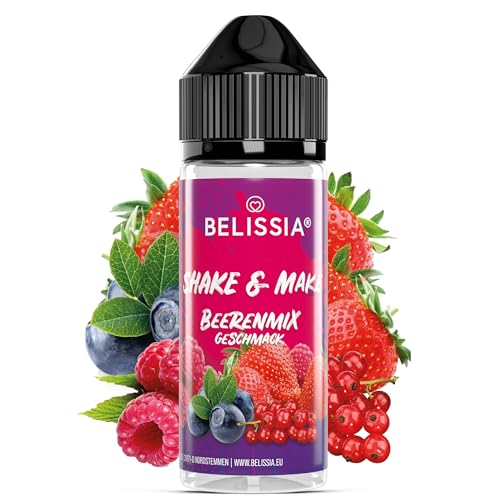 Belissia Shake and Make - Geschmack Beerenmix - Hochdosiertes Lebensmittel Aroma 10ml mit praktischer Schüttelflasche zum mischen. Für Lebensmittel Kochen Backen Hobby Raumerfrischung uvm.