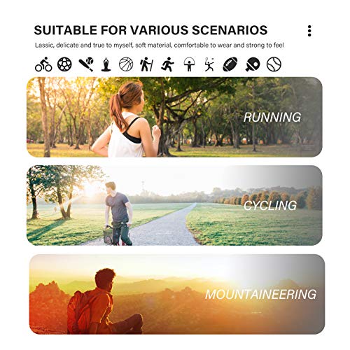 ULTECHNOVO Silício Faixa de Relógio de Substituição Com Tampa Da Caixa Do Relógio Strap Relógio de P