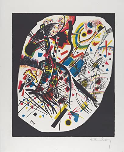 Toile Kandinsky Kleine Welten III - Tableau 60x90cm idéal pour la décoration de votre salon