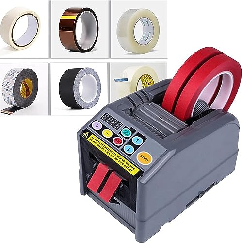HEQIM Automatic Tape Dispenser Electric Tape Cutting Machine,Packaging Tape with Dispenser,Packing Equipment for Various 6-60mm Width Tapes,Factory,Warehouse,Office,220v