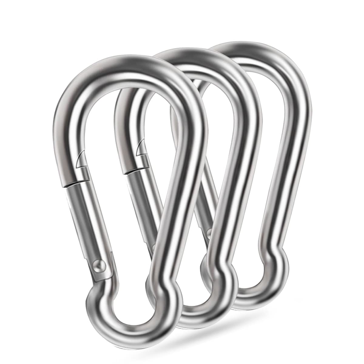 Moschettone Clip (3,9 pollici)-3 pz