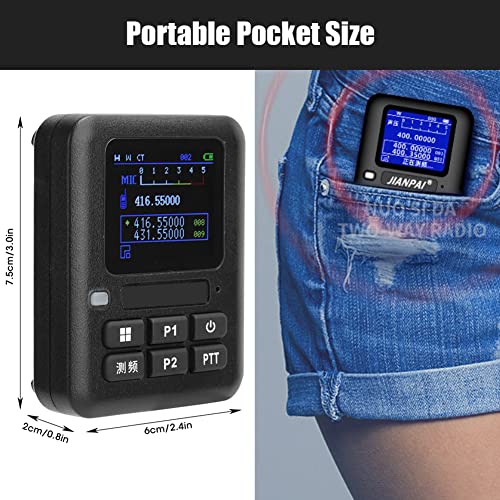 Image of Mini Radio Frequency Meter, Handheld Portable Frequency Counter, Walkie Talkies Mini Decoder, Handheld Portable Radio Frequency Counter Meter with Display Screen