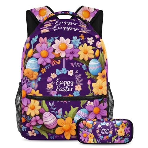 Sac à dos élégant étudiant multicolore de 40cm pour transporter de lourds livres de cours