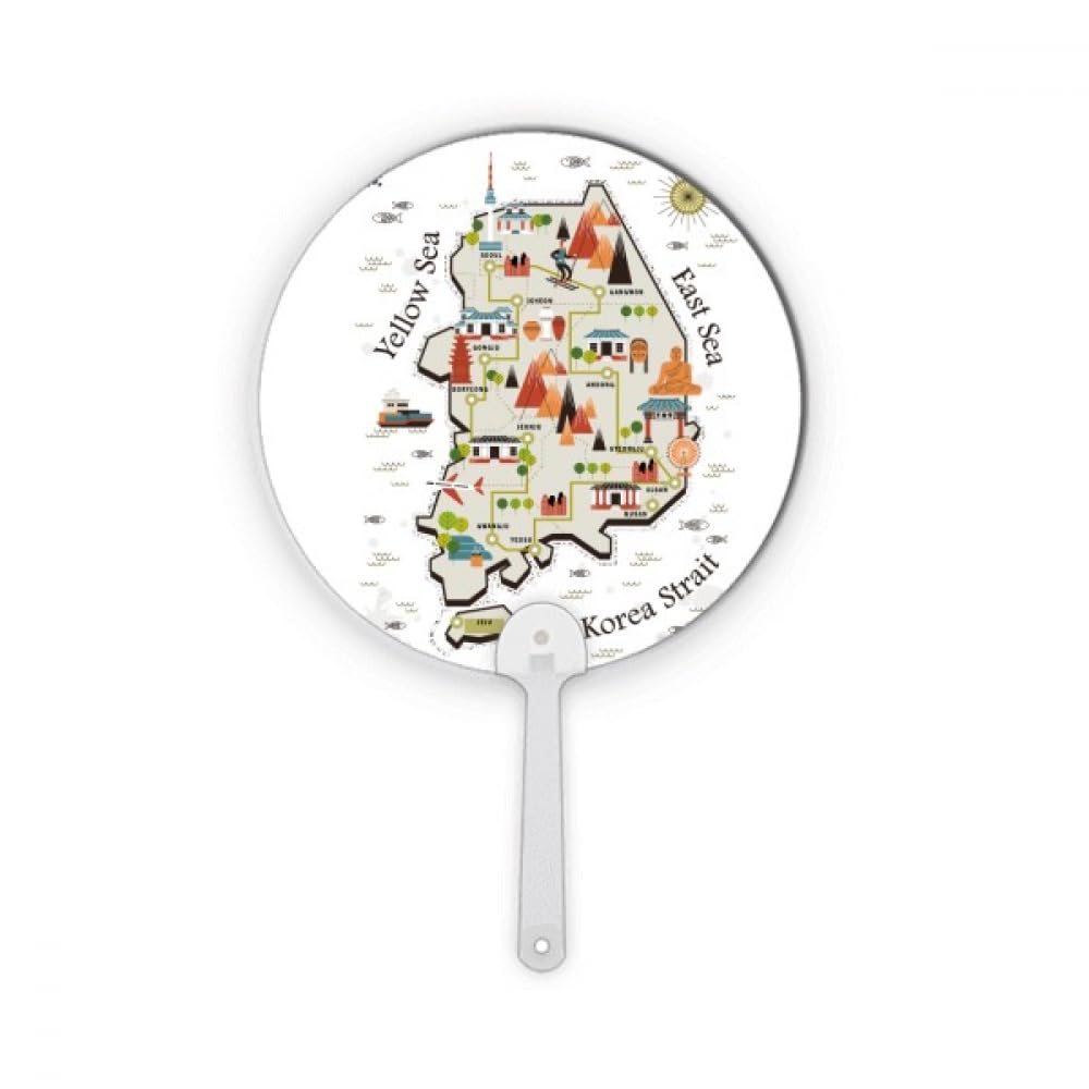 Carte de voyage ronde plastique éventail souvenirs évasion maison
