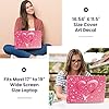 LSS Laptop 17-17.3" Skin Cover with Colorful Pink Heart Pattern for HP Dell Lenovo Apple Asus Acer Compaq - Fits 16.5" 17" 17.3" 18.4" 19" (2 Wrist Pads Free) #2
