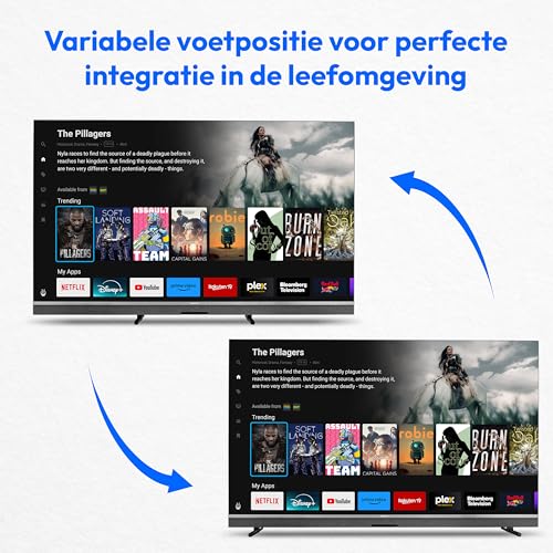 MEDION 163,9 cm (65 inch) MiniLED TiVo televisie (Smart-TV, Dolby Vision HDR, subwoofer, MEMC, micro dimming, TiVo media portal, Netflix, Prime Video, Disney+, Dolby Atmos, PVR, Bluetooth, MD 865900) - Afbeelding 5