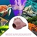 AnRui Ceramic Aquarium Decoration Cute Seahorse Betta Fish Tank Accessories Decor Hideout Cave Ornament for Small Medium Fish, Shrimp, Goldfish and Reptiles (Pink)