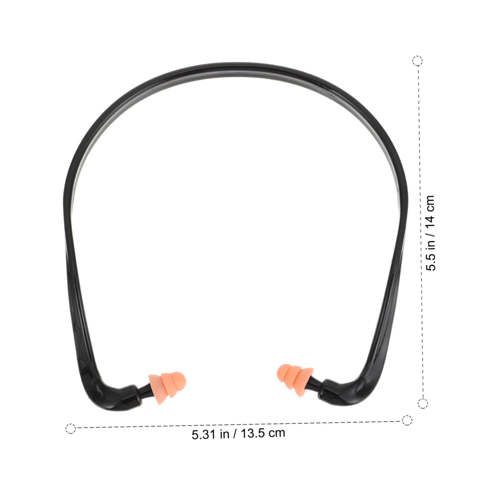 COLLBATH Piezas Para Los Tiro Oído Auriculares Protección Auditiva Para El Trabajo Tapón Para Los Más Tranquilo Enchufe De Oído Black Gel De Sílice