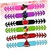 FRCOLOR 6Pcs Mask Ear Rope Buckle Silicone Ear for Comfortable Outdoor Use Mixed Colors for Mask Accessories for All Ear Band Masks