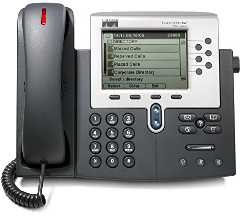 Téléphone VoIP Cisco 7961G poste fixe de bureau pour protocole réseau SCCP
