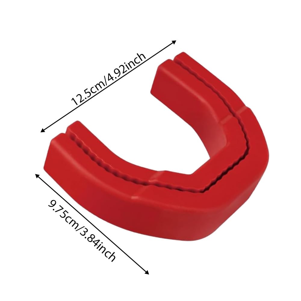 Riloer Housse de crochet de remorquage pour pare-chocs avant en caoutchouc compatible avec Dodge RAM 1500 2019-2025 68272944AB 68272945A Rouge