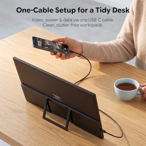 Image of Dopesplay 15.6 inch FHD Portable Monitor with Adjustable Stand & Sleeve