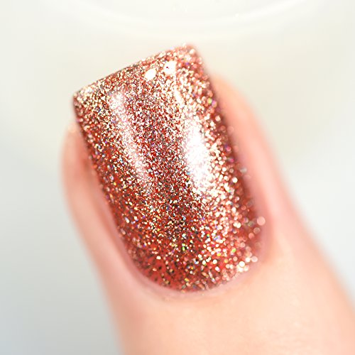 Image of ILNP Copper Top - Copper Holographic Metallic Nail Polish