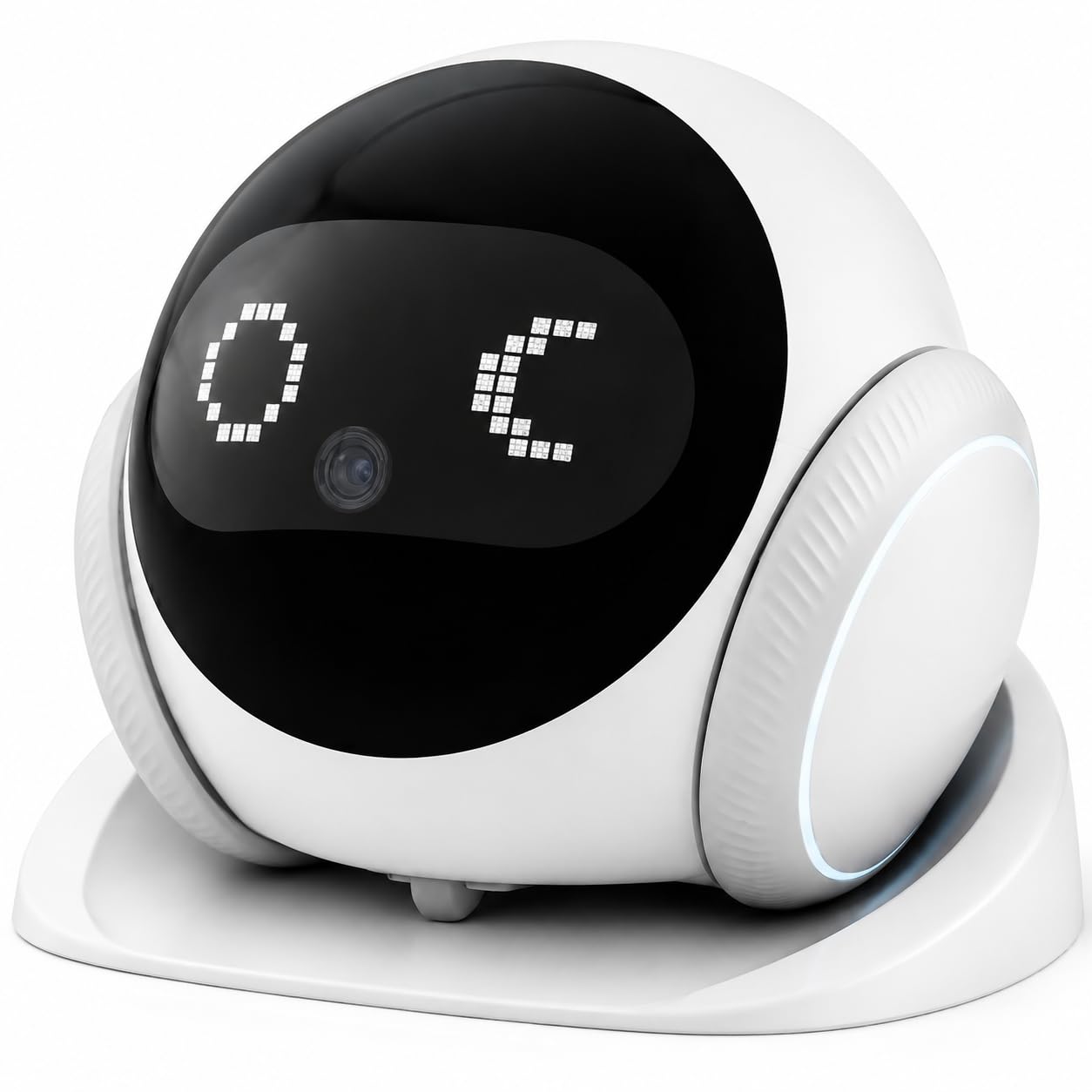 Roboter Haustierkamera 2K HD, App-Steuerung, Nachtsicht & AI-Tracking