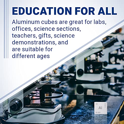 Cube en aluminium gravé de 2,5 cm avec finitions haute précision