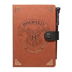 Official Harry Potter Bullet Journal – A5 Notebook – Dotted Bullet Journal With Harry Potter Wand Pen – PU Notebook…