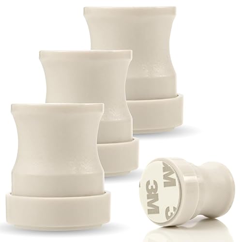 IMPRESA Llaves magnéticas de seguridad para armario de seguridad infantil (paquete de 3) – Blanco e incluye 3 soportes adhesivos – Reemplazo de