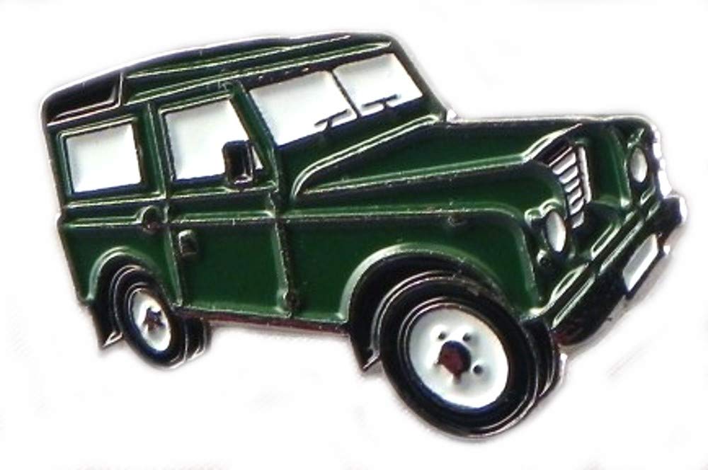 Metal Enamel Pin Badge Brooch Off-road 4x4 Landrover Green