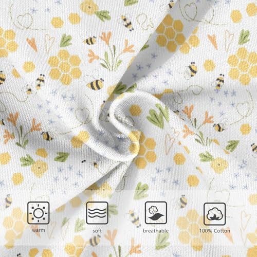 Boys' Exclusive Briefs Toddler Underwear 95% Combed Cotton Boxerbriefs 2T Bee and Flower Pattern 433