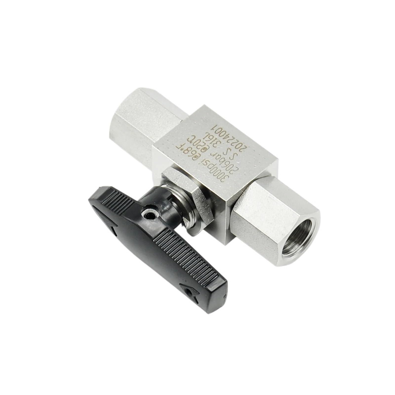 Vanne à boisseau sphérique 6000psi 3/8 NPT femelle inox haute pression