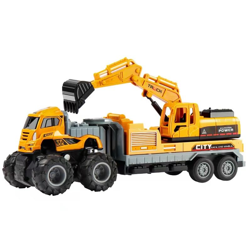 SLEEPHEAD® Crane Truck Toy, Chindren Construction Toy Cranes Truck Toy Sand Trucks Toys for Kids Birthday Gifts