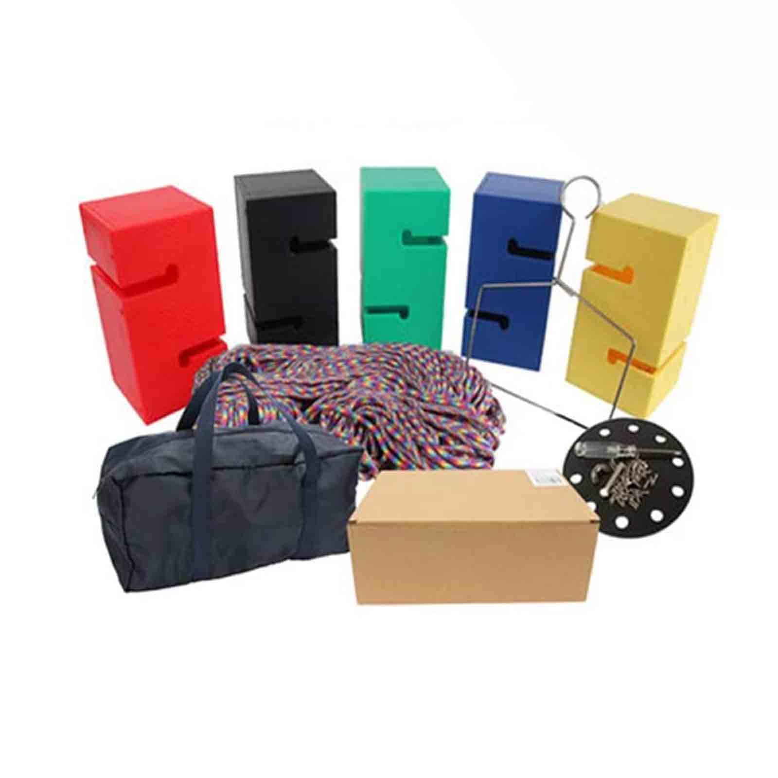 Cooperation Tower Construction Props, Outdoor Sports Lawn Games Birthday Party Carnival Game Band, Expansion Training Team Building, for Children and Adults