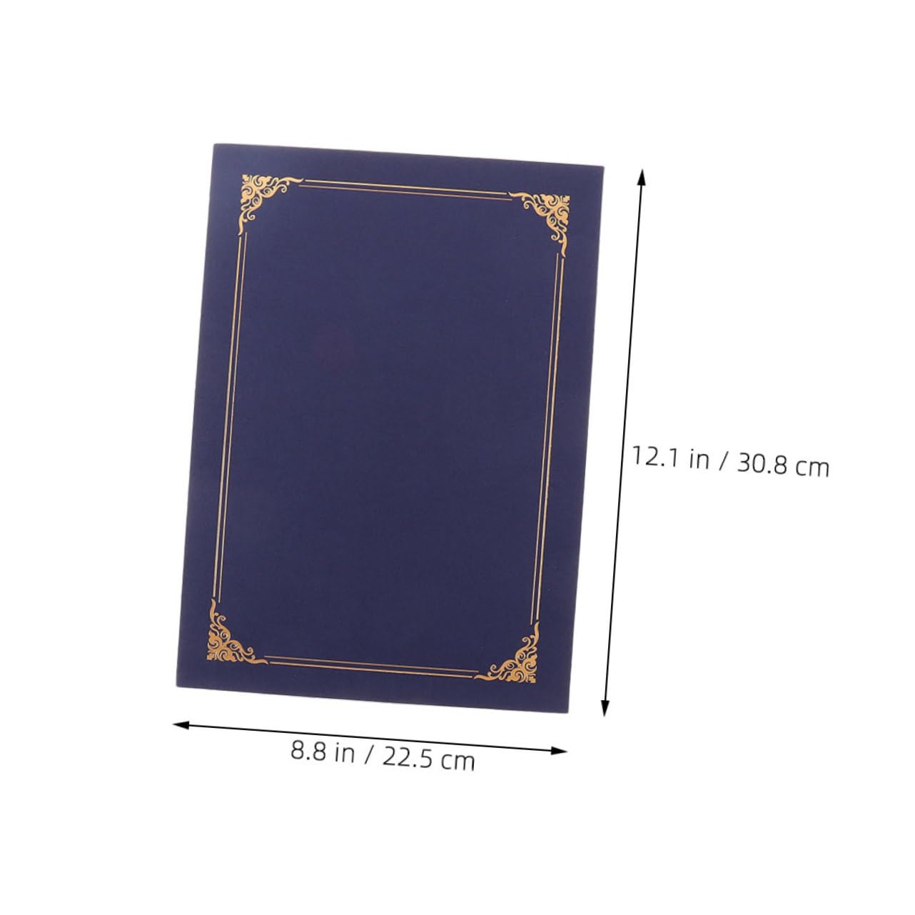 OSALADI 20pièces Porte-certificats Papier Couvertures de Protection pour Diplômes et Documents Lot de Pochettes Pliables pour Certificats Honneur
