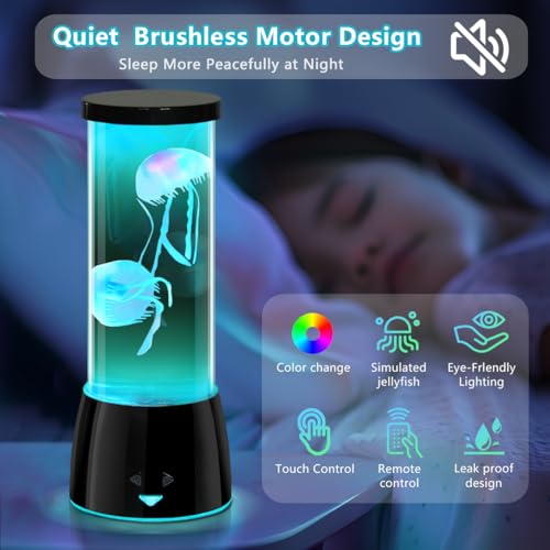50% Off Cool Jellyfish Lamp with 17 Color Changing Mood Light