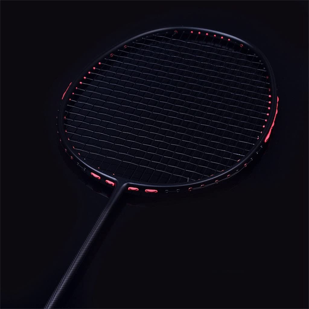 6U Full Carbon Badminton Racket -light 72g Racket Adult Training Entertainment Badminton Single Shot(A)