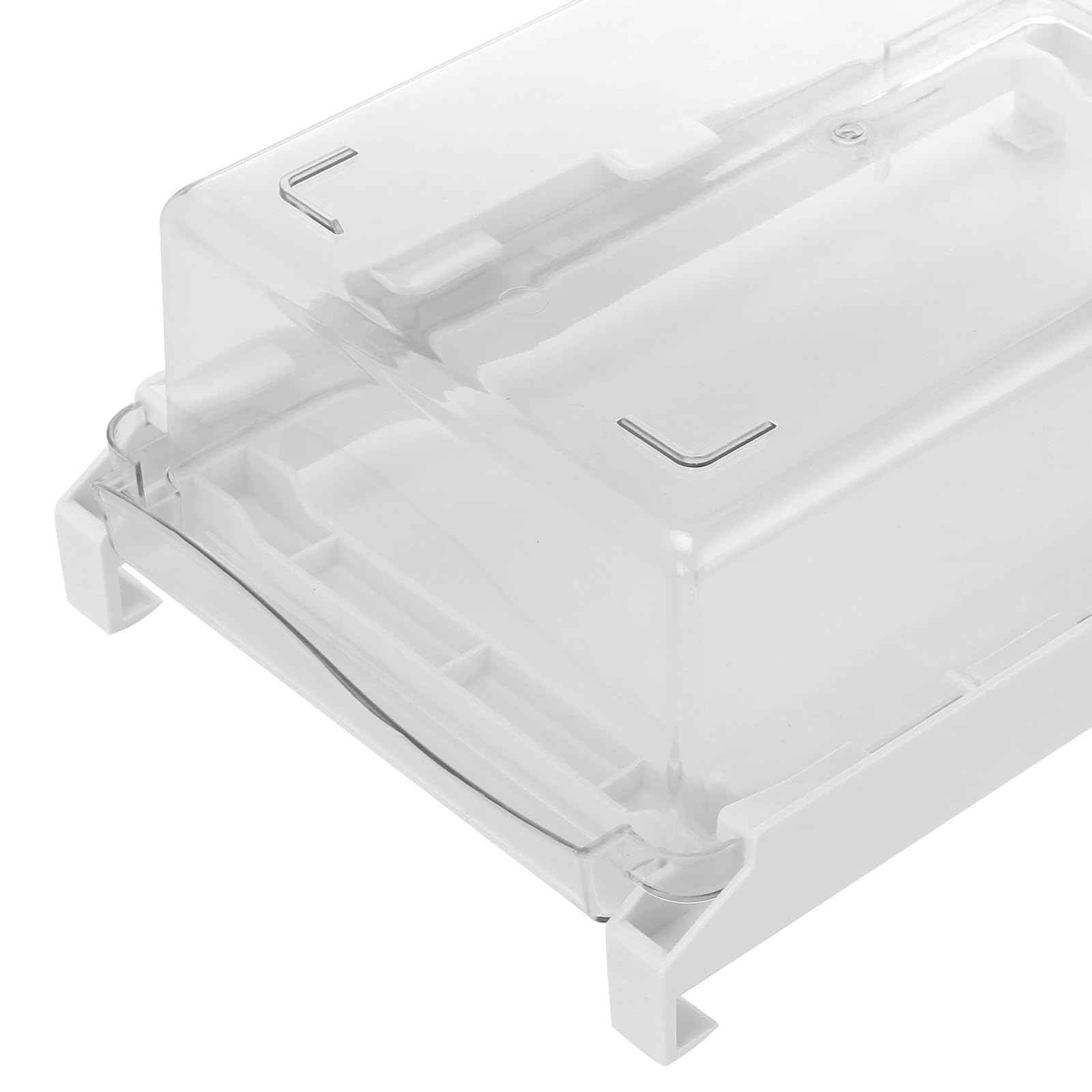 2 Organizer per Frigorifero, Cassetto, 30,5 x 19,8 x 9,5 cm, Trasparente