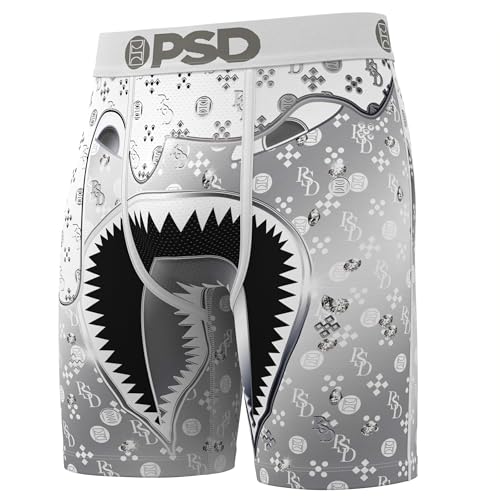 PSD Men's Warface White Diamond Boxer Brief, Multi, L2