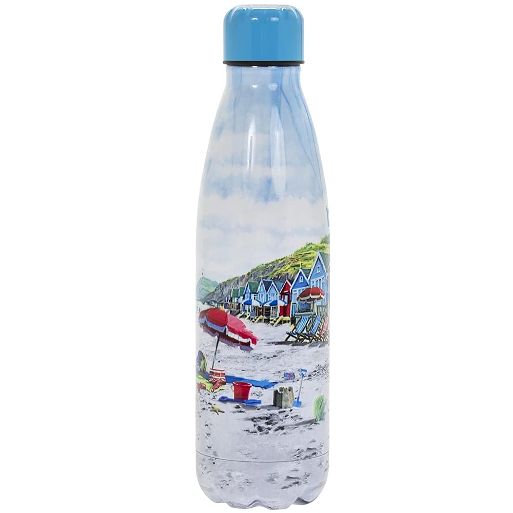 Sandy Bay Metal Water Bottle - 500ml - Decorative Printed Drinks Bottle