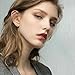 NEWITIN 6 Pairs Stainless Steel Magnetic Stud Earrings for Men Clip on Earring Magnetic Earring Unisex Non Piercing CZ Magnet Studs Diamond Earrings for Women Men