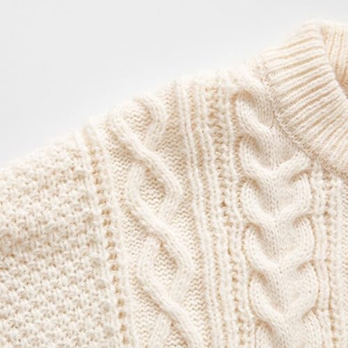 Men's Cable Twisted Knit Pullover Sweater Crew Neck Twisted Sweater for Men Male Crewneck Knitted Sweaters2