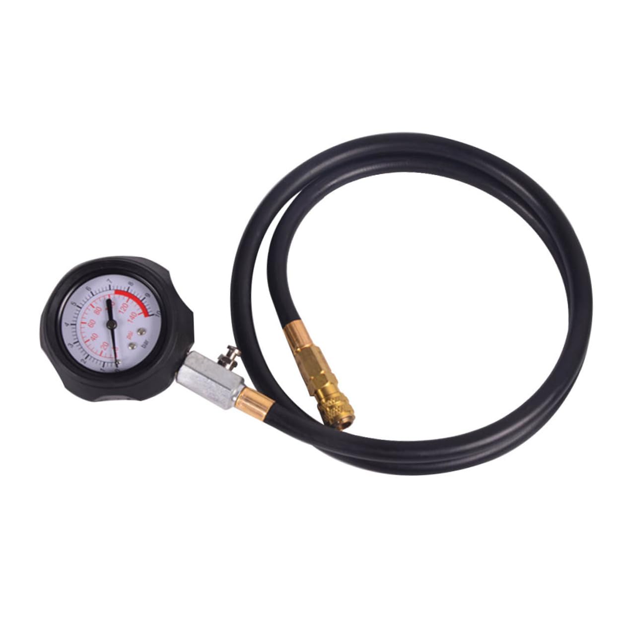 Anneome Oil Pressure Gauge for Engine Kit Includes Oil Pressure Tester Hose Adapters Easy to Read Scale for Mechanics