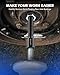 Orion Motor Tech Rear Axle Bearing Puller Tool Set, Rear Axle Bearing Remover Set, Rear Axle Bearing Removal Tool Kit with 3 Sizes 1-1/4 to 1-7/8, 1-5/16 to 2-3/8, & 1-3/8 to 2-7/8