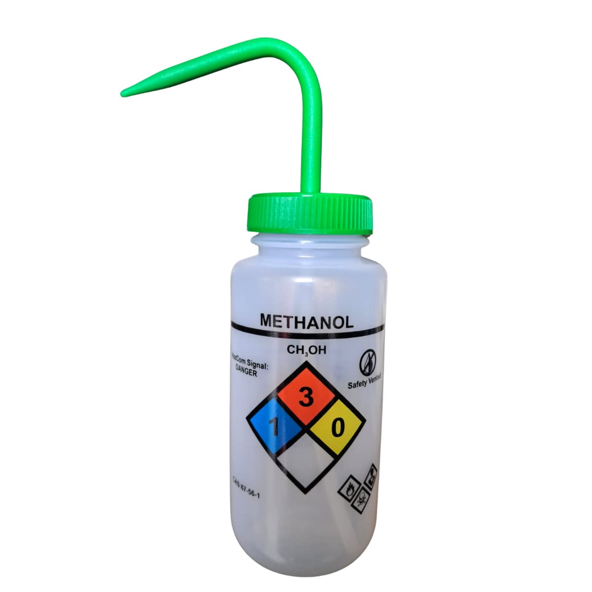 AANIJ® Wash Bottle METHANOL Printed Labelled for Lab LDPE made
