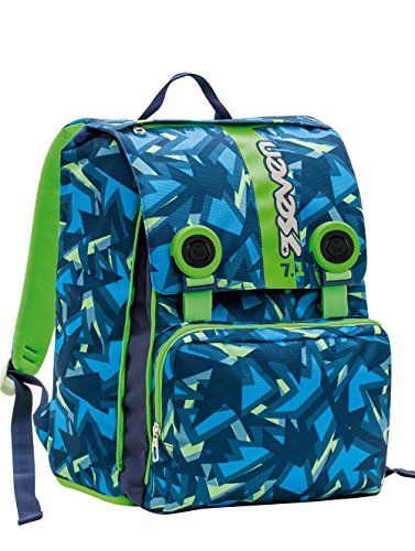 Seven Zaino scuola triplicabile TAG BOY - blue