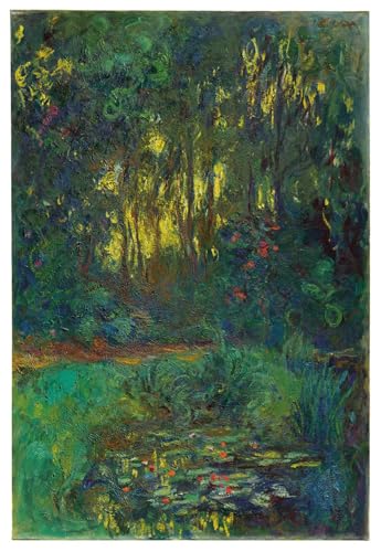 Tableau Monet Coin du bassin des Nymphéas pour mur vide de bureau
