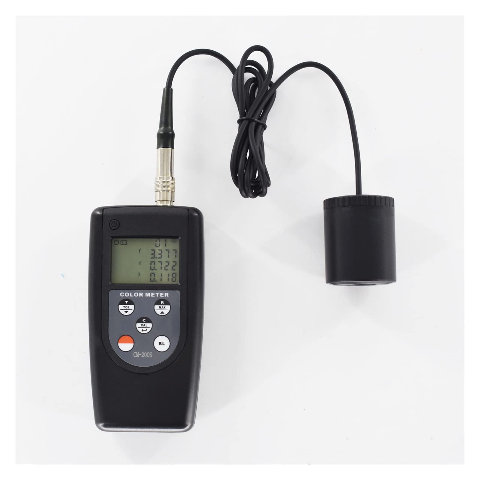 Colorimeter, CM-200S Higher Accuracy Colorimeter Color Difference Tester Color Meter Colorimeters with LCD Screen Display