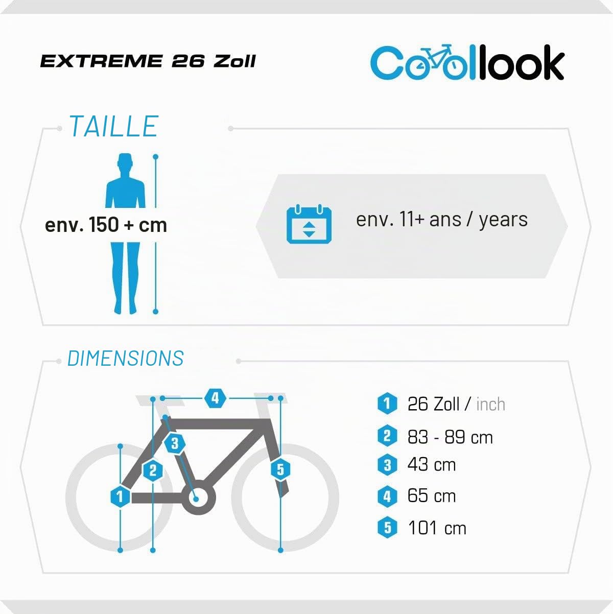 Multibrand Bachini Folding Vélo Pliant Classique 20 Pouces, 6 Vitesses, Frein V-Brake, Garde-Boue, Sonnette, pour Adultes et Adolescents, Convient pour 155–185 cm (Blanc avec Bleu et Noir)