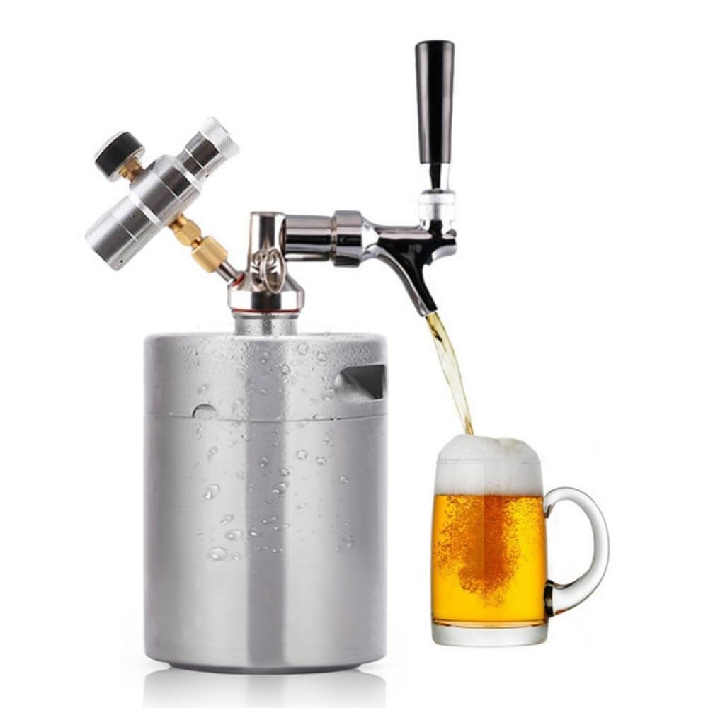 ビールサーバー ステンレス製 Amazon | VGVGビールサーバー 304ステンレス鋼、加圧ミニビール樽、二
