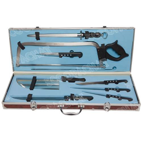 Valise du boucher 9 pièces couteaux Pradel Excellence PRO