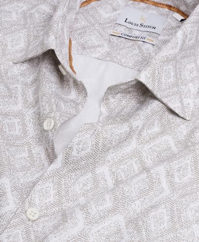 Image of LOUIS STITCH Men's Cotton Regular Fit Shirt (ST-S1(26))