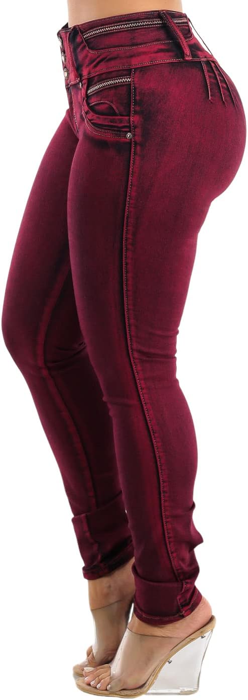 Moda Xpress Butt Lifting Jeans for Women - High Waisted Skinny Levanta Cola Stretch Jeans - Image 7