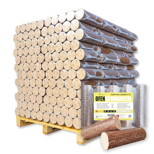 960kg Palette Nestro BrikettTOP SONDERAKTION Hartholzbriketts aus Buche und/oder Eiche Kamin Ofen Heizen Holz Gluthalter Brennholz Premium Öko Holzbriketts | Energie Kienbacher